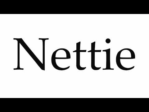 How to Pronounce Nettie