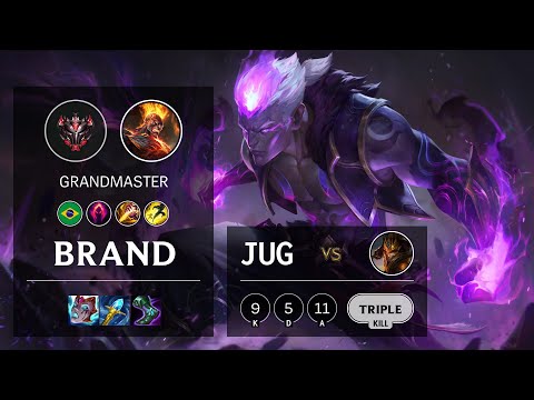 Brand Jungle vs Jarvan IV - BR Grandmaster Patch 10.25b