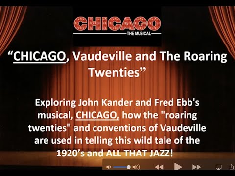 2021 Lifelong Learning Program- Chicago, Vaudeville, and the Roaring Twenties