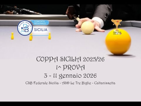 1^ PROVA COPPA SICILIA 2025/26 - CONSIGLIO G. vs PISANO P.