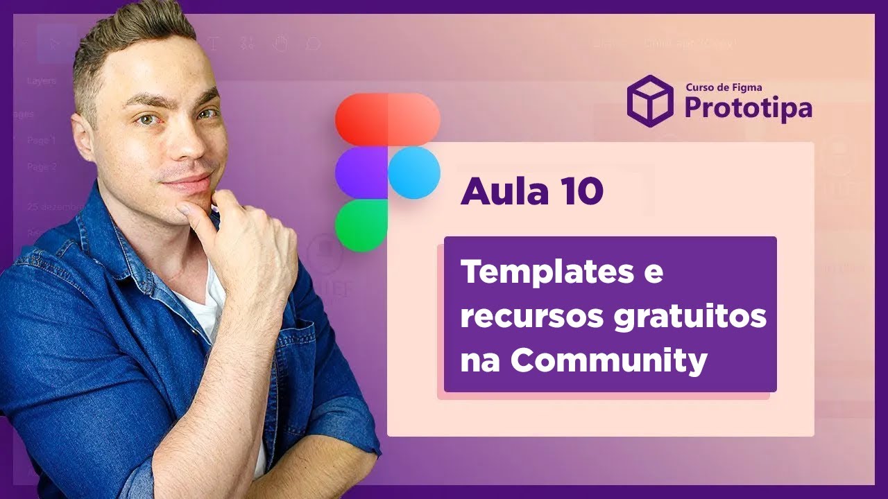 Curso de Figma  -  Como Baixar Templates  e Recursos na Community | Aula 10