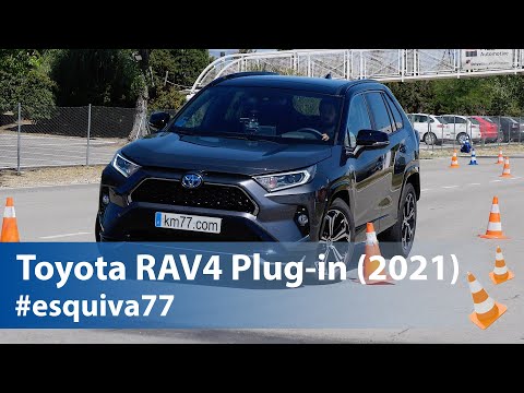 Toyota RAV4 Plug-in Hybrid 2021 – Maniobra de esquiva (moose test) y eslalon | km77.com