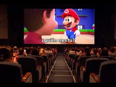 Escena post-creditos de super mario galaxy (2026)  reacción del público del cine (hecho con IA) 📽