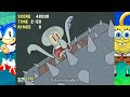 Squidward gets crushed to Sonic 3 & Knuckles music
