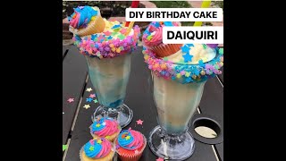 DIY BIRTHDAY CAKE MILKSHAKE AND DAIQUIRI