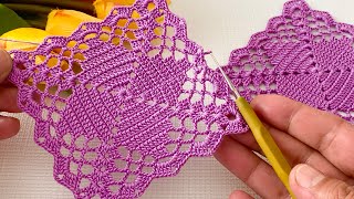 Incredibly Beautiful🌟Crochet Square Motif Runner, Blouse, Shawl How-To Tutorial