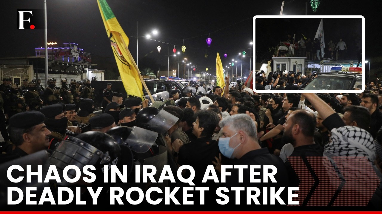 Protesters in Iraq Storm Kuwaiti Consulate After Deadly Rocket Strike in Basra | Firstpost
