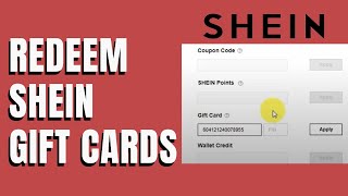 How To Redeem Shein Gift Cards Online