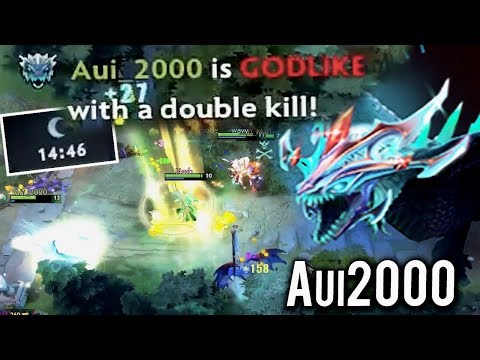 WTF 14 Min Godlike Winter Wyvern Super Carry Disaster Extreme Build by Aui_2000 Impossible Dota 2