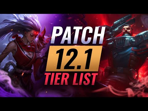 NEW Season 12 BEST Champions TIER List – League of Legends Patch 12.1