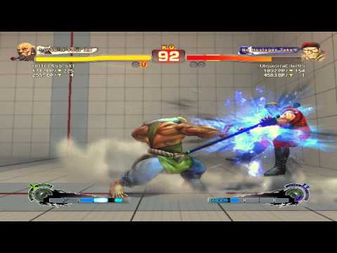 USF4 battle: OUTCLASS_SXT (Gouken) vs Rolento
