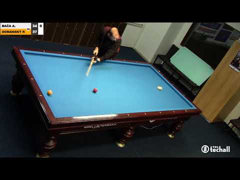 Czech  3-cushion - 1st round Pavel Domanský v Adam Bača