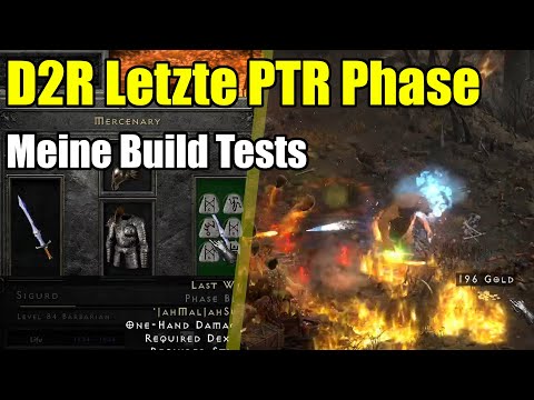 D2R Letzte PTR Phase | Meine Build Tests