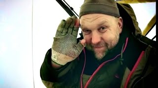 Зимний фидер со льда оснастка