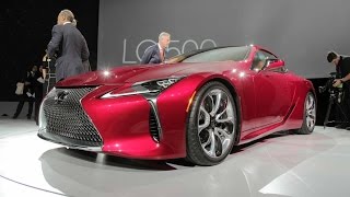 2018 Lexus LC 500 - 2016 Detroit Auto Show