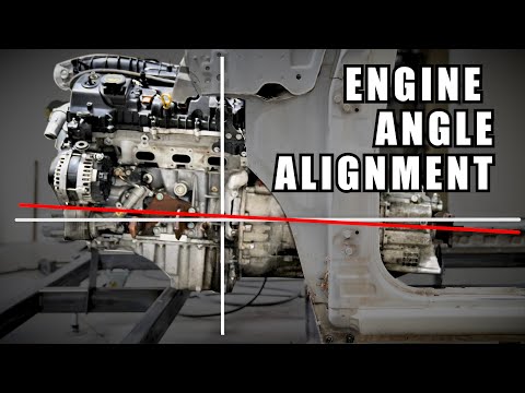 Lining Up the Engine with the Chassis