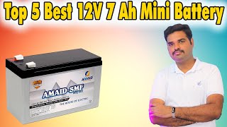 ✅ Top 5 Best 12V 7 Ah Battery In India 2022 With Price | Solar Sealed Battery Review & Comparison