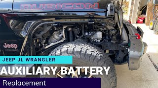 Jeep JL Wrangler Auxiliary Battery Replacement