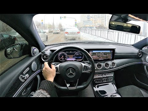 2017 Mercedes-Benz E 200 - POV Test Drive