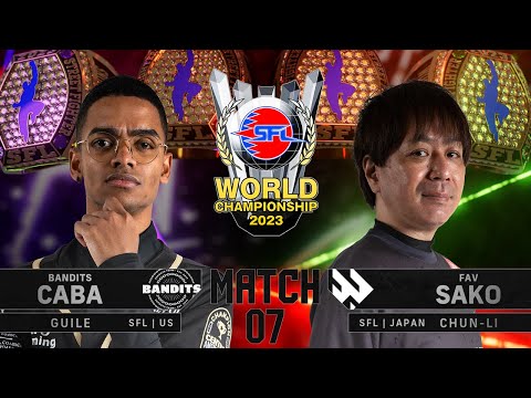 Caba (Guile) vs. Sako (Chun-Li) - Finals Match 7 - Street Fighter League: World Championship