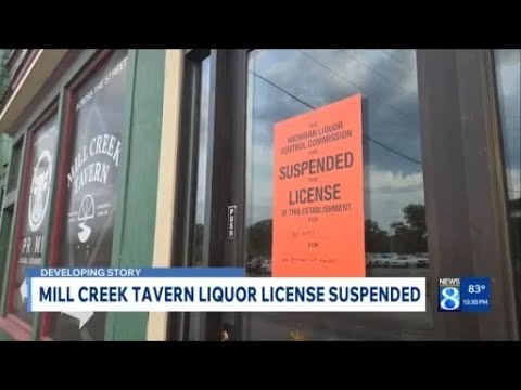 Mill Creek Tavern's liquor license suspended over unpaid fine