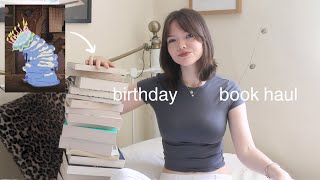 a huge birthday book haul (18 books)