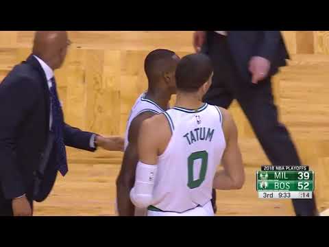 Terry Rozier vs Eric Bledsoe Fight! (24/4/18)