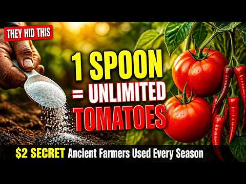 I Put 1 Spoon of This $2 Mineral in My Soil — My Tomatoes Never Stopped Producing