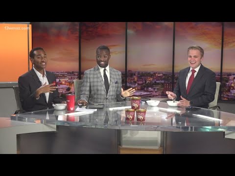 13WMAZ Morning tries Blue Bell's Dr. Pepper Float ice cream
