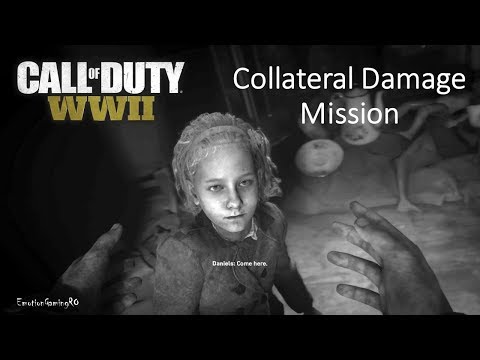 CALL OF DUTY WW2 Walkthrough Gameplay Part 6 - Collateral Damage