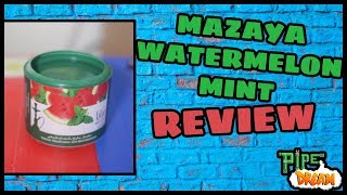 Mazaya Watermelon Mint Review [Hookah Tobacco Review] 2018