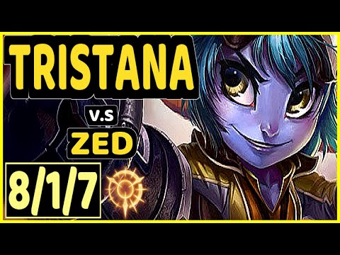 LVSYAN (TRISTANA) vs ZED - 8/1/7 KDA MID GAMEPLAY - EUW Ranked MASTER