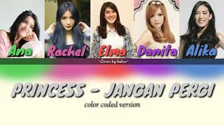 Download lagu PRINCESS - JANGAN PERGI LIRIK (Versi Color Coded) #ipop #princess #janganpergi #lirik mp3