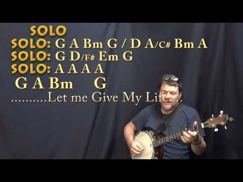 Annie's Song (John Denver) Banjo Cover Lesson in D with Chords/Lyrics