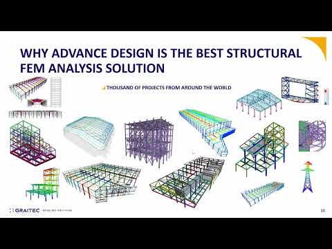 Webinar: Structural Steel Design Using Advance Steel and Advance Design