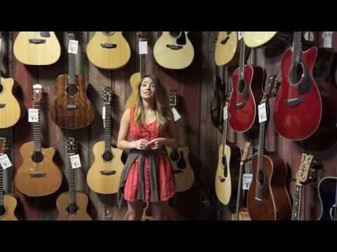 Martin D JR 2E Junior Acoustic Electric Guitar Demo with Maria