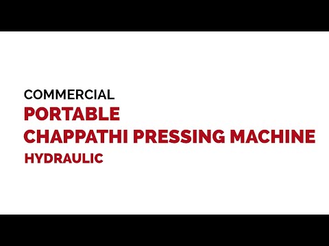 LEP988 Commercial Portable Hydraulic Chapati Pressing Machine - 350 No / Hr - 110V