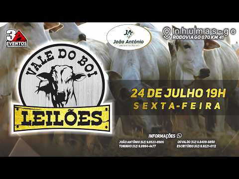 VALE DO BOI LEILOES - INHUMAS GO  - LEILAO VIRTUAL E PRESENCIAL -  24 DE  JULHO 2026