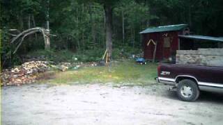 preview picture of video 'Start of Michigan, Chippewa County Storm - August 18 2010'