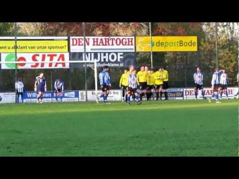 2012-11-18: Margriet 1- Wilhelmina 1: doelpunt 1-1