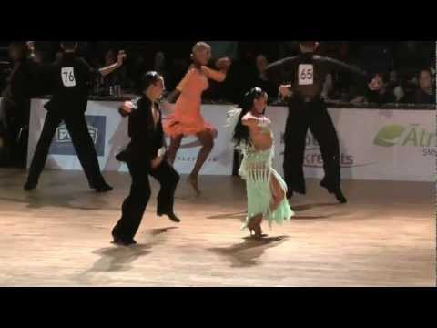 00237 Nikolay Chernov & Evgenia Florinskaya - Samba Final Youth Latin Baltic Grand Prix 2012 Latvia