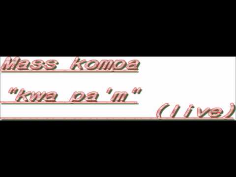 Mass Kompa Gracia Delva "kwa pa'm" live ( the best live kompa (vol.1)