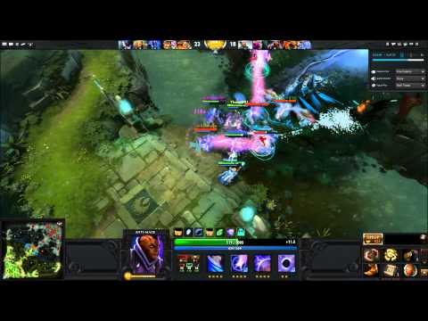 Dota 2 - Puck, Kunkka and Anti-Mage Area Effect Annihilation