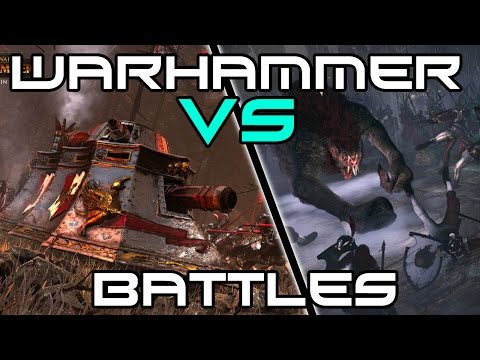 Total War Warhammer Battles - Steam Tanks vs Varghulfs!