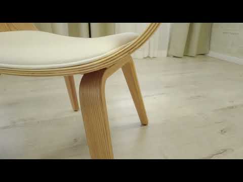 Обеденный стул VIMTA (mod.8021) натуральный/белый арт.13659 в Новосибирске - видео 10