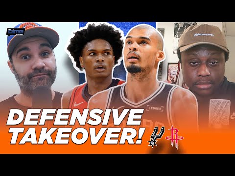 Spurs-Rockets Reaction: Wemby & Castle TAKE OVER, SA had HOU IN JAIL | The Dime With Josh and Kwab