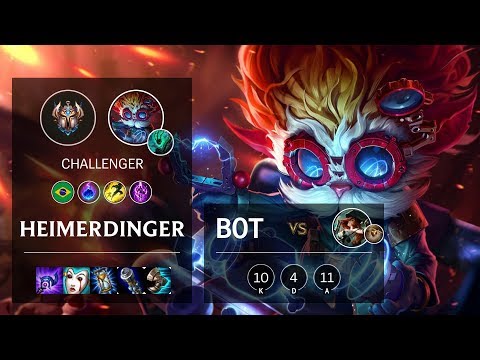 Heimerdinger Bot vs Miss Fortune - BR Challenger Patch 10.9