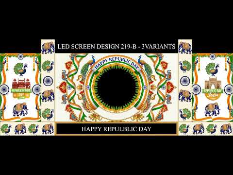 495. Led screen Design 219 - B - 3Variants