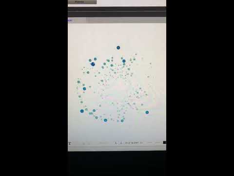 InstaCrawlR: Gephi sorts hashtags by their relationship
