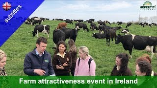 Farm attractiveness event for agricultural science students at Karol Kissane's farm (Kerry, Ireland)